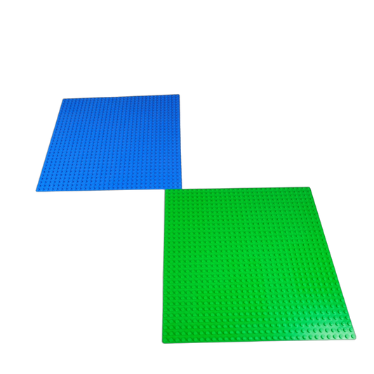 LEGO Bundle 32x32 blau & grün Set von 2 Grundplatten & Bauplatten