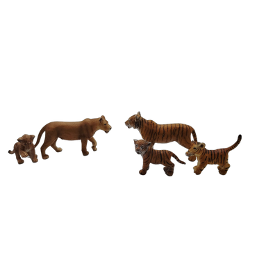Schleich Tiere Bundle Wildtiere Giraffe Löwe Tiger 8 Teile Tierfiguren