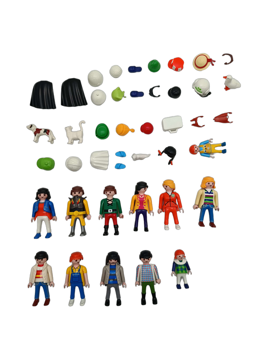 Playmobil Bundle Vintage großes Set Menschenfiguren, Tiere & Zubehör