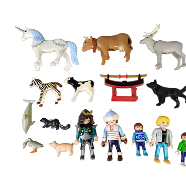 Playmobil Bundle Ritter & Seefahrer großes Set Figuren & Tiere