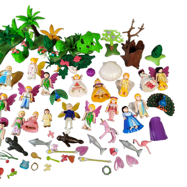 Playmobil Bundle Meerjungfrau & Einhorn Landschaft 2524 Set Figuren