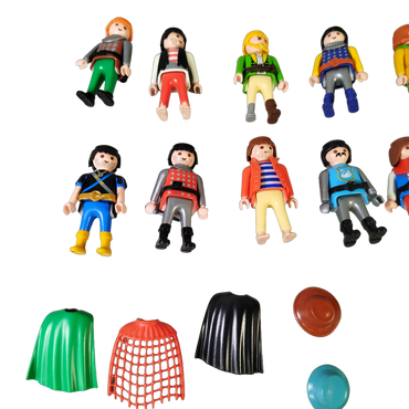 Playmobil Bundle gemischte Charaktere Set von 11 Figuren & Zubehör