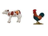 Ravensburger Bundle tiptoi Set von 3 Figuren Dinosaurier & Bauernhof