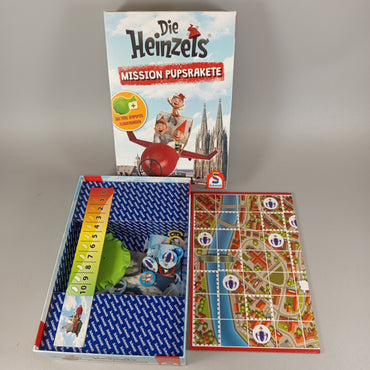 Schmidt Spiele Brettspiel – Die Heinzels: Mission Pupsrakete, OVP