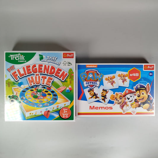 Trefl Spieleset: Paw Patrol Memo und Die Fliegenden Hüte