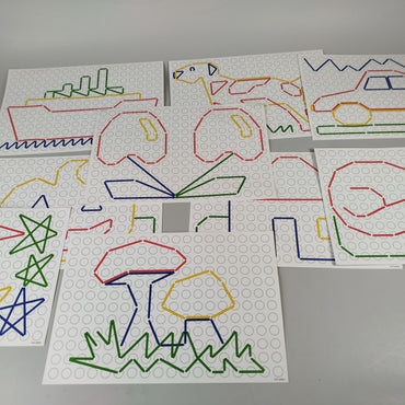 Quercetti Fädel- & Mosaik-Set - Kreatives