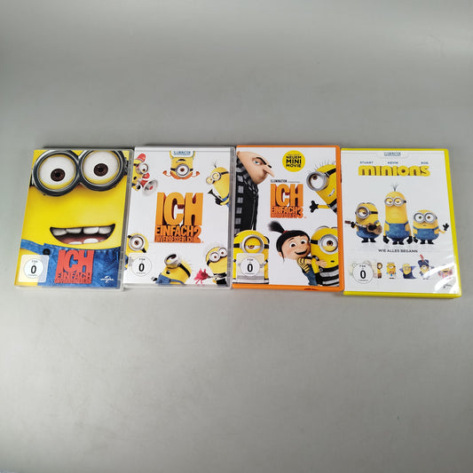 Universal Bundle Einfach unverbesserlich & Minions 4x DVDs