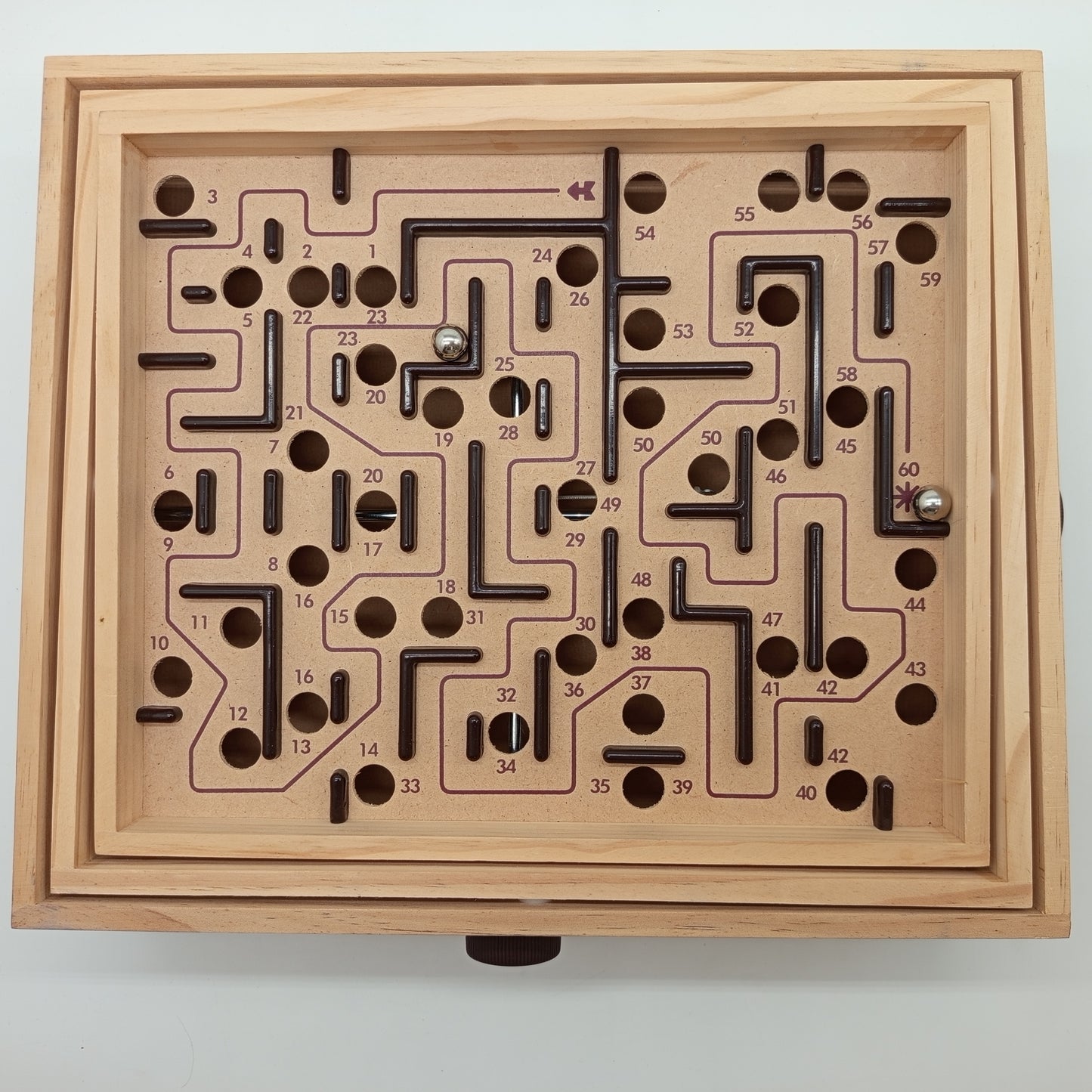 BRIO Labyrinth Geschicklichkeitsspiel mit Stahlkugeln, sehr gut