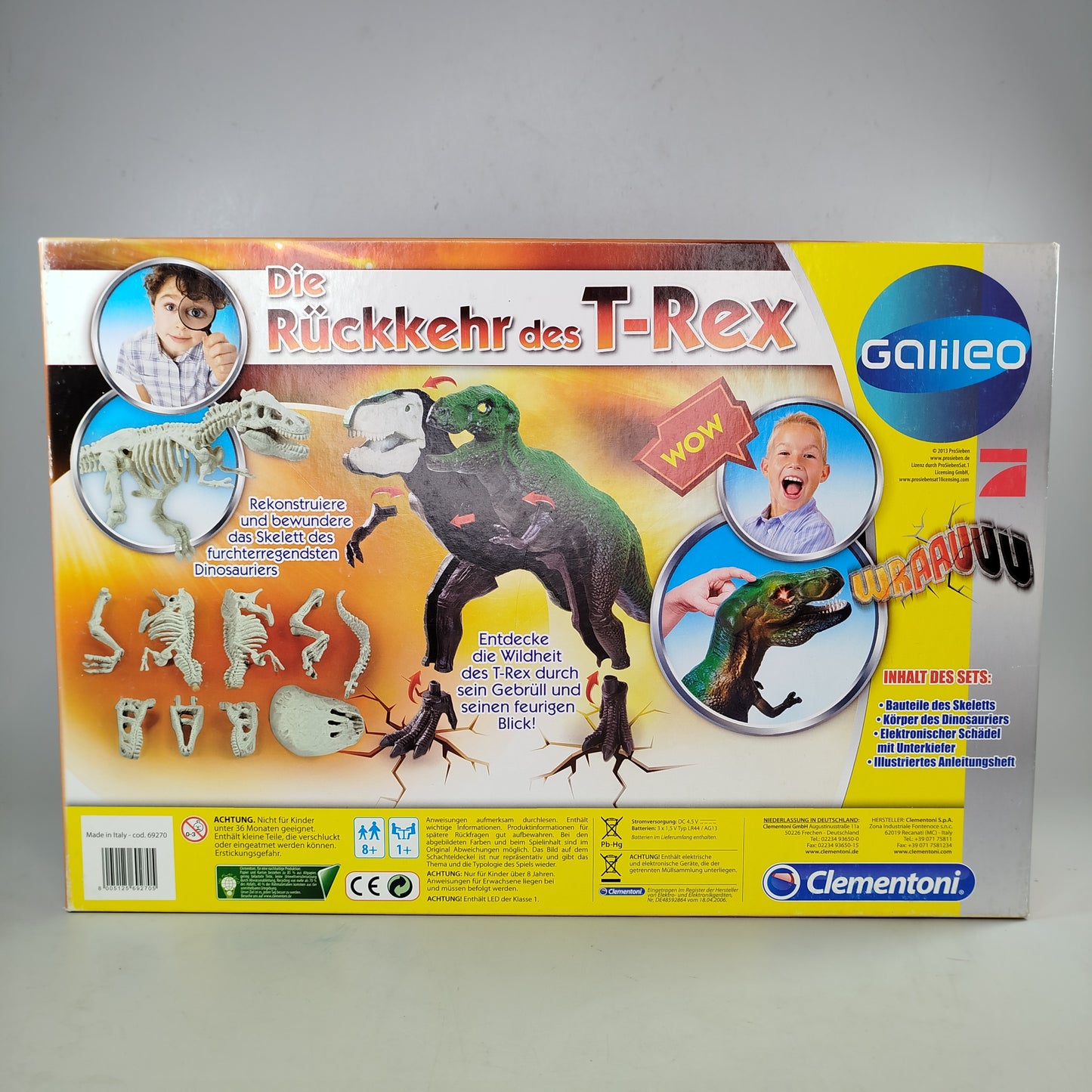 Clementoni Galileo Die Rückkehr des T-Rex Bauset