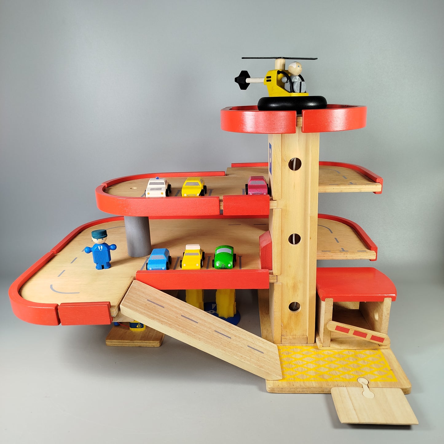 Plan City Parkhaus-Set – Hubschrauber, Autos & Zubehör