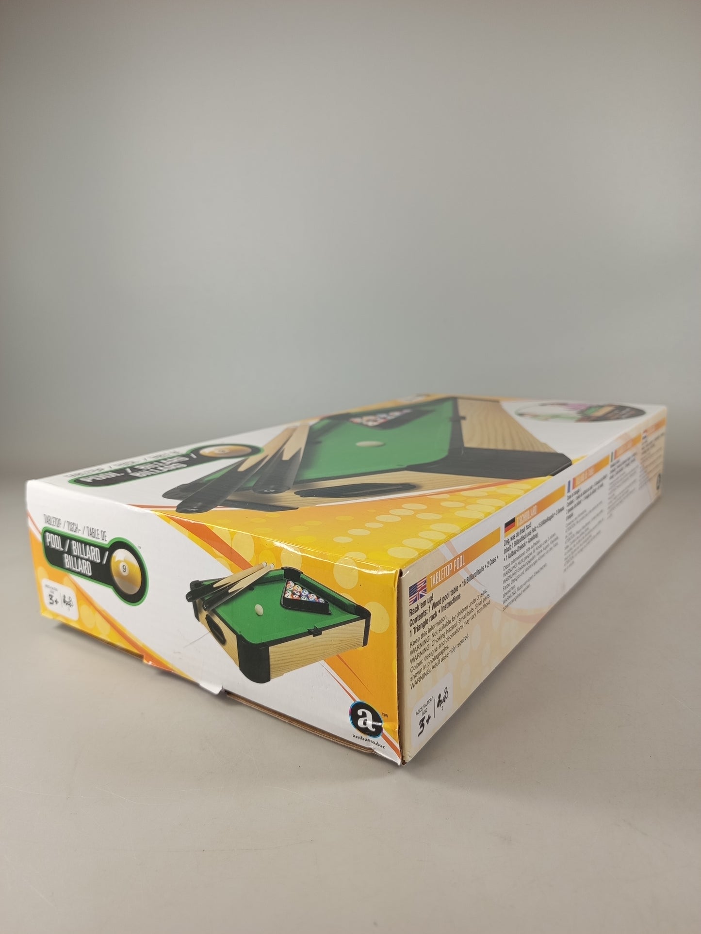 Ambassador Tabletop Pool Billard Tischspiel neu