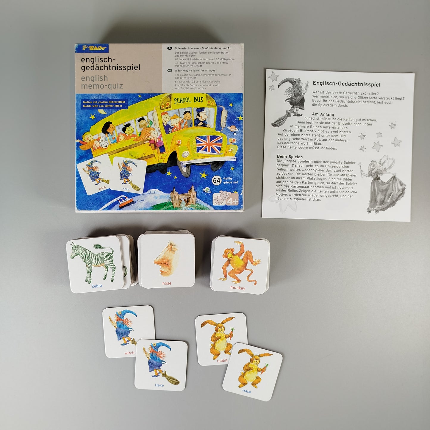 Lernspiele-Set für Kinder - Galileo Quiz und Englisch-Memo