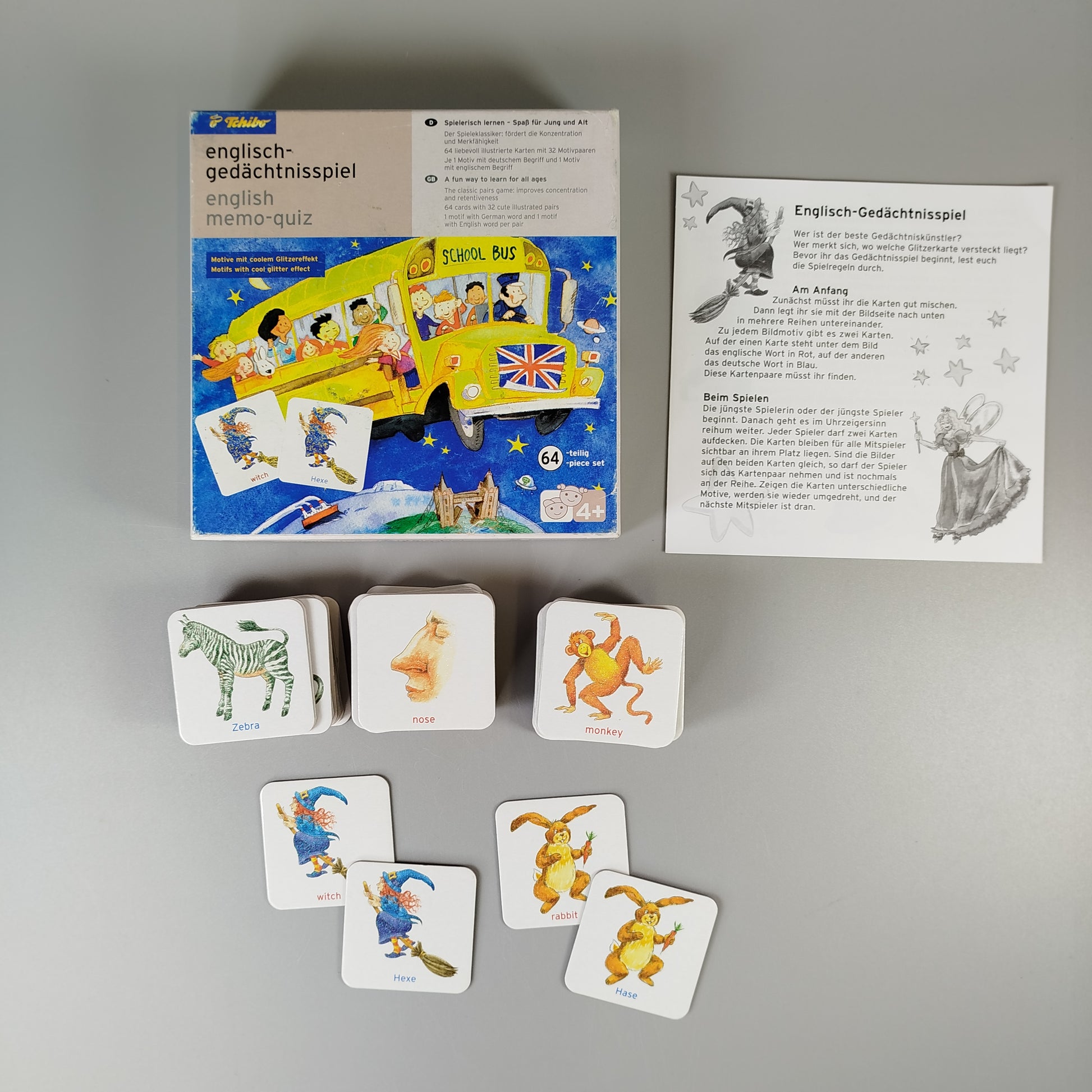 Lernspiele-Set für Kinder - Galileo Quiz und Englisch-Memo