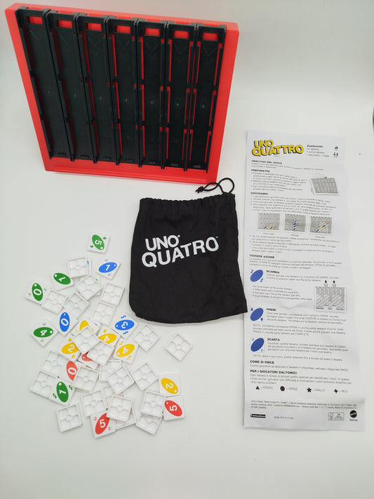 Mattel Games UNO Quattro – Gesellschaftsspiel