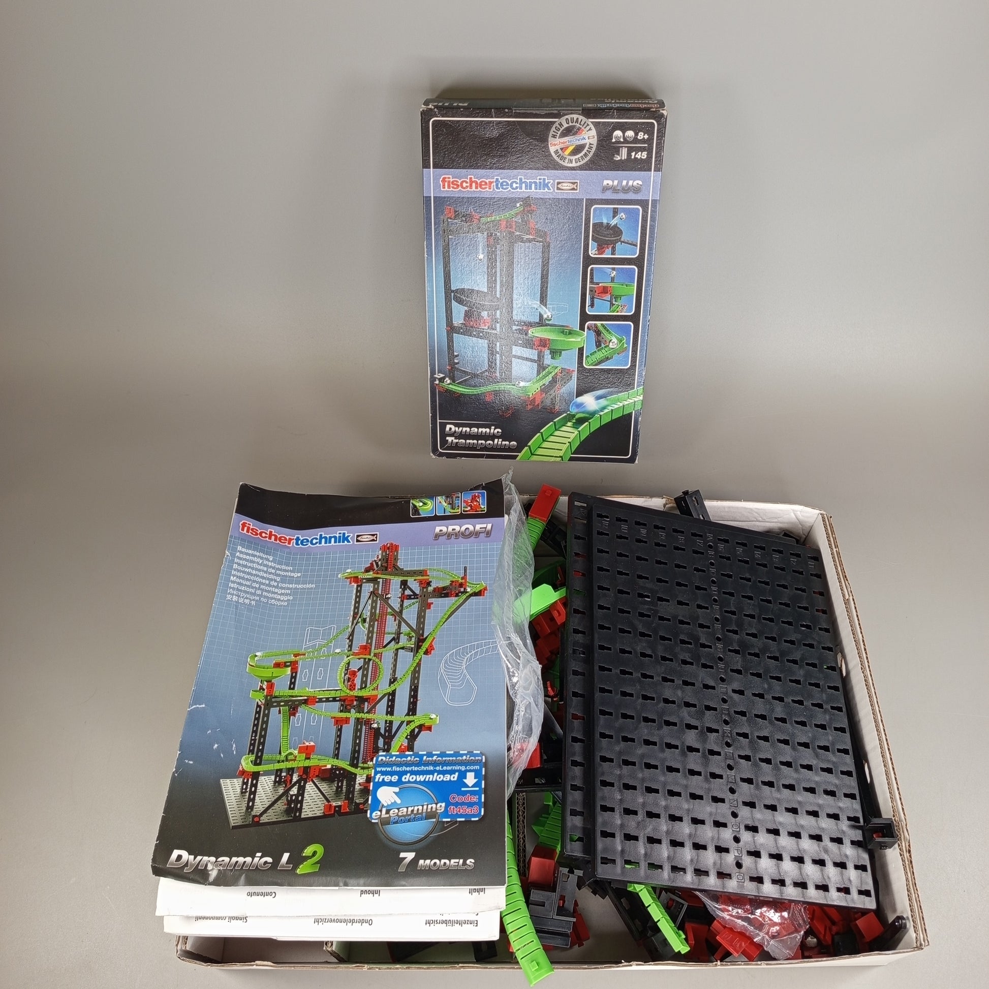 Fischertechnik Dynamic L2 – Kugelbahn-Bausatz mit Anleitung, OVP