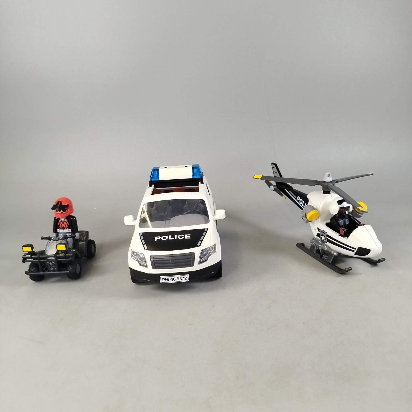 Playmobil Bundle Polizei Station Auto Heli ATV, ab 6 7 8 Jahre | ✅ geprüft