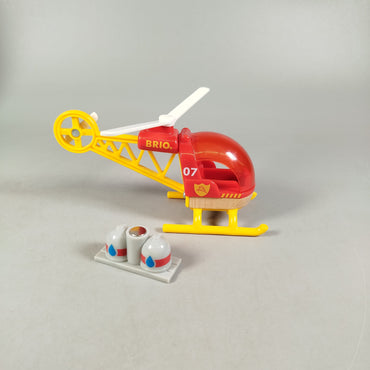 BRIO Feuerwehr Helikopter 🚁, gebraucht, ab 3 4 5 Jahre | ✅ geprüft