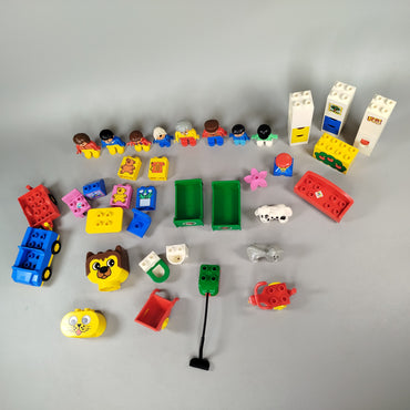 LEGO DUPLO Set – Figuren, Tiere & Möbel gemischt