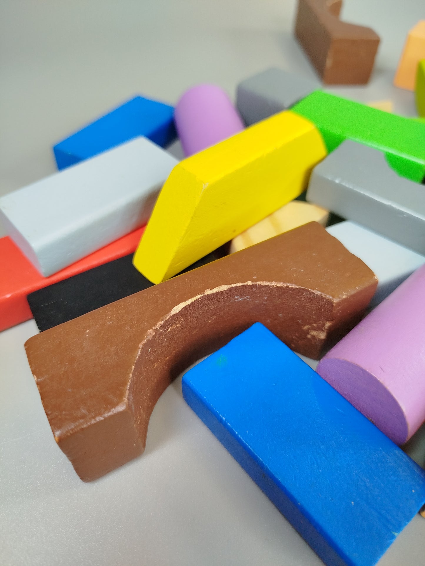 Spielset - Werkbank mit Werkzeug und Bauklötzen