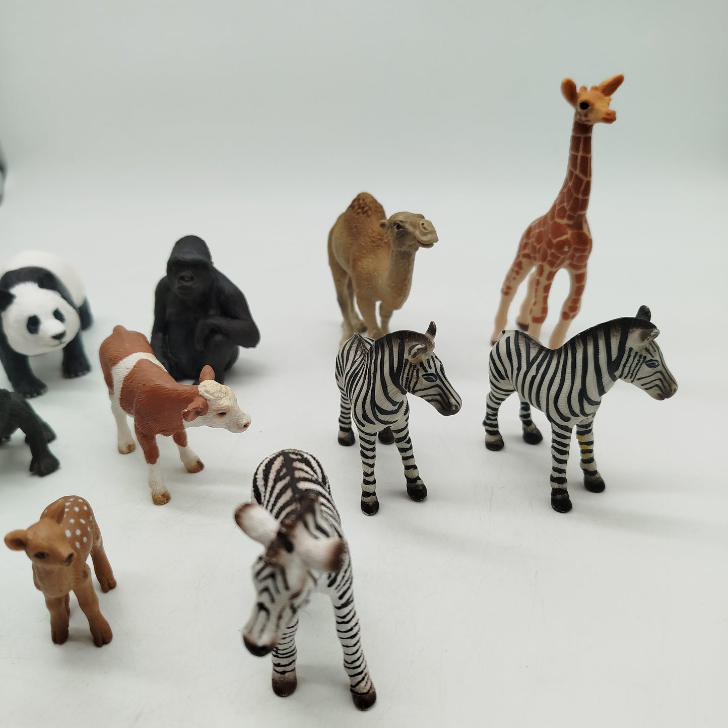Schleich Bundle Safari & Bauernhof Set von 15 Tiere Figuren