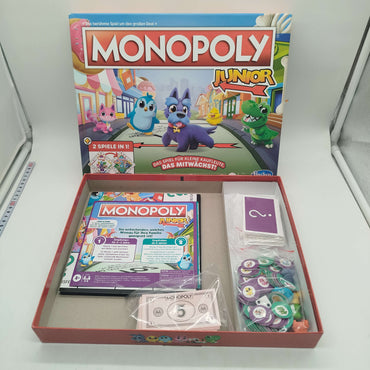 Hasbro Monopoly Junior 2-in-1 Brettspiel F8665
