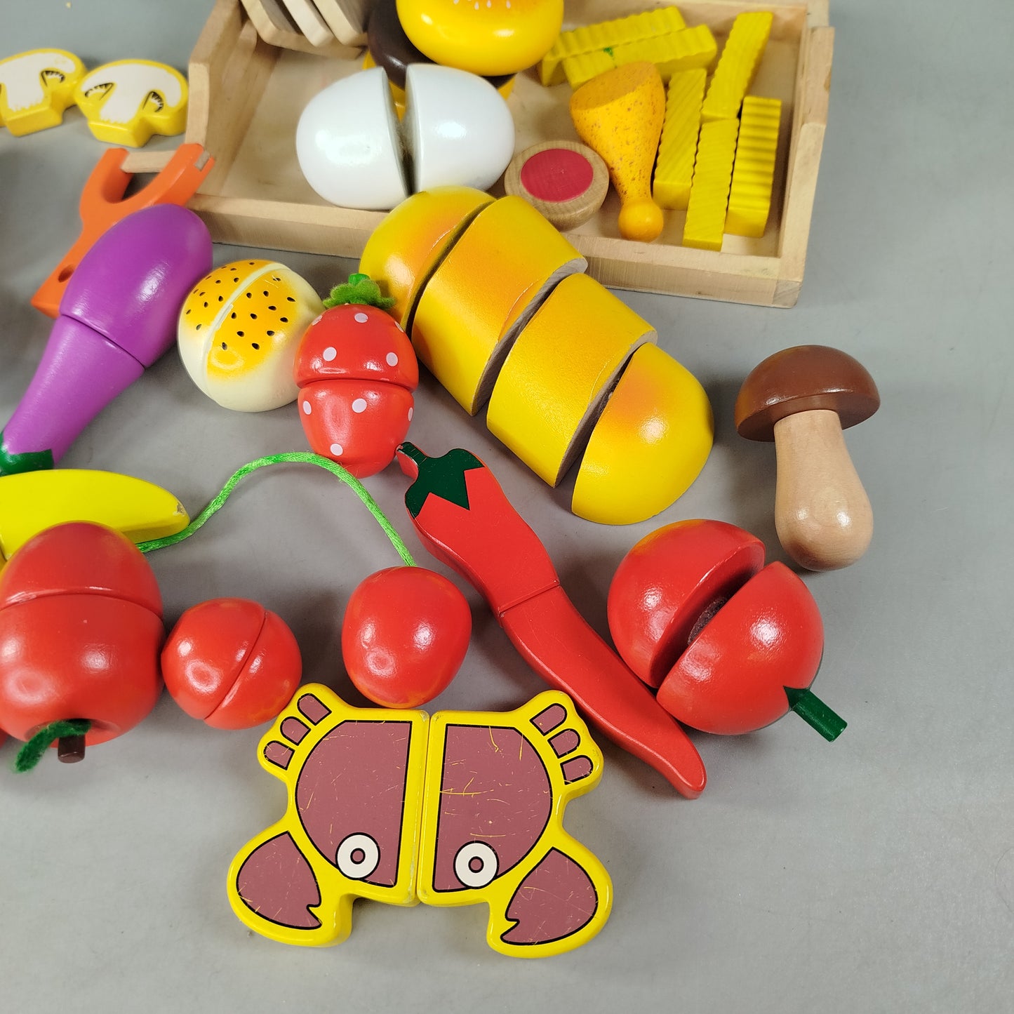 Erzi Bundle Kinderküche Lebensmittel Set von 30, ab 3 4 5 Jahre | ✅ geprüft