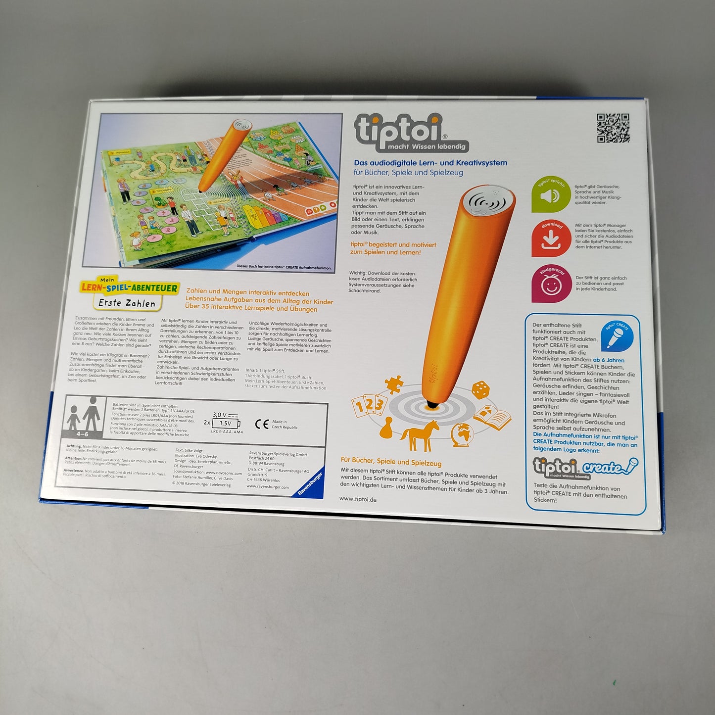 Ravensburger tiptoi Starter-Set Erste Zahlen 00 801 1