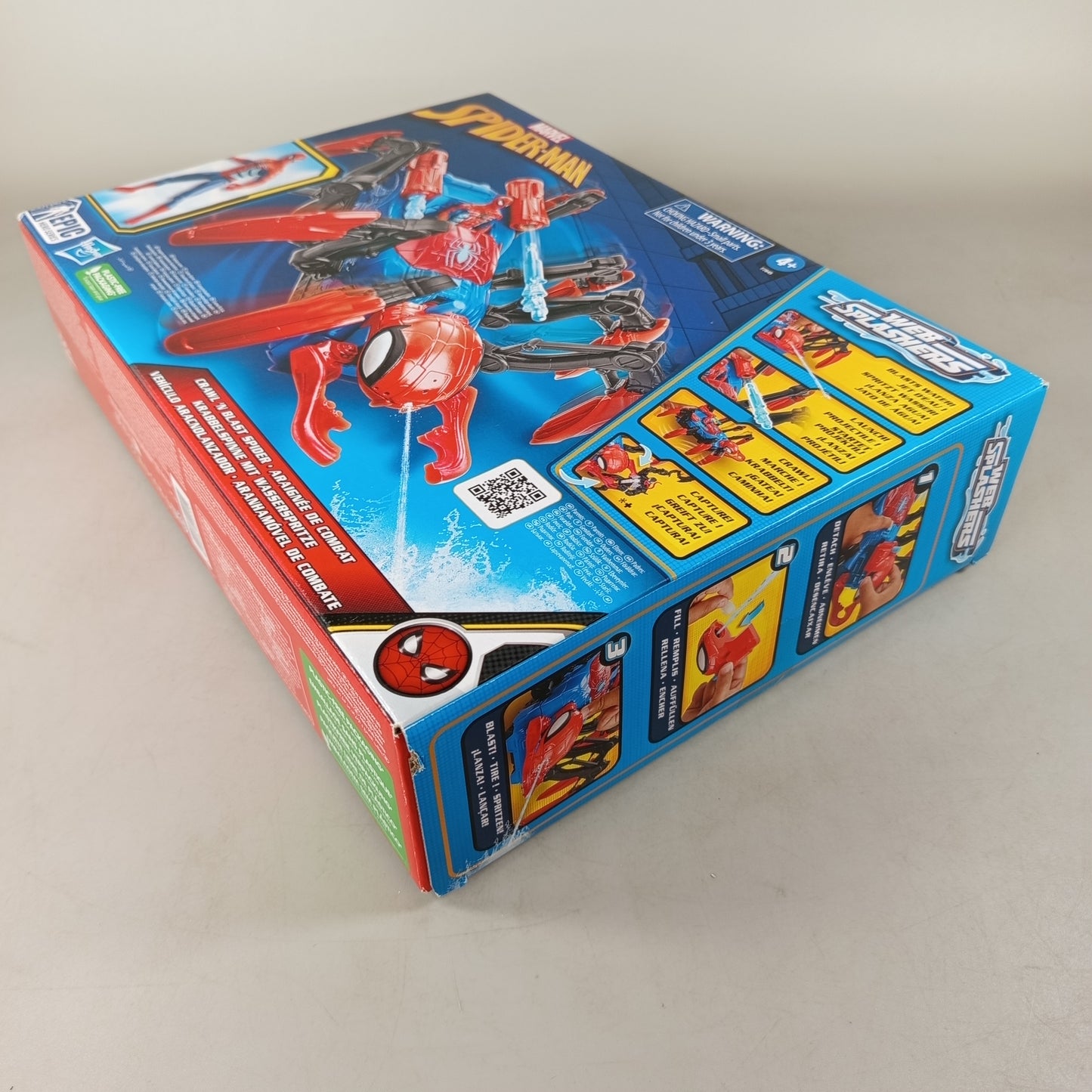 Hasbro Spider-Man Crawl N Blast Actionfigur-Set Neu