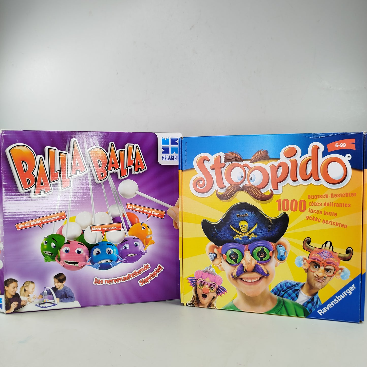 Verschiedene Marken Spieleset: Stoopido & Balla Balla