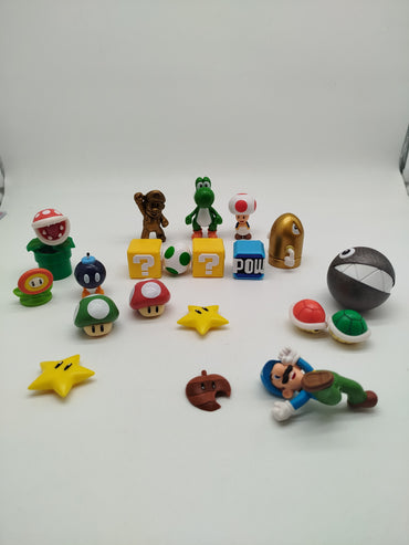 Super Mario Adventskalender Figuren Set von 20, sehr gut erhalten