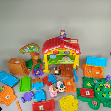 VTech Interaktives Tierspielset mit Figuren, Schienen & Zubehör