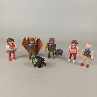 Playmobil Bundle Ritter Set von 7 Figuren & Tierfigur