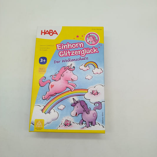 HABA Brettspiel – Einhorn Glitzerglück Der Wolkenschatz, OVP