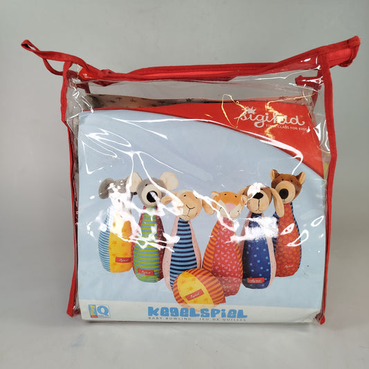 Sigikid Weiches Kegelspiel für Babys mit Tiermotiven
