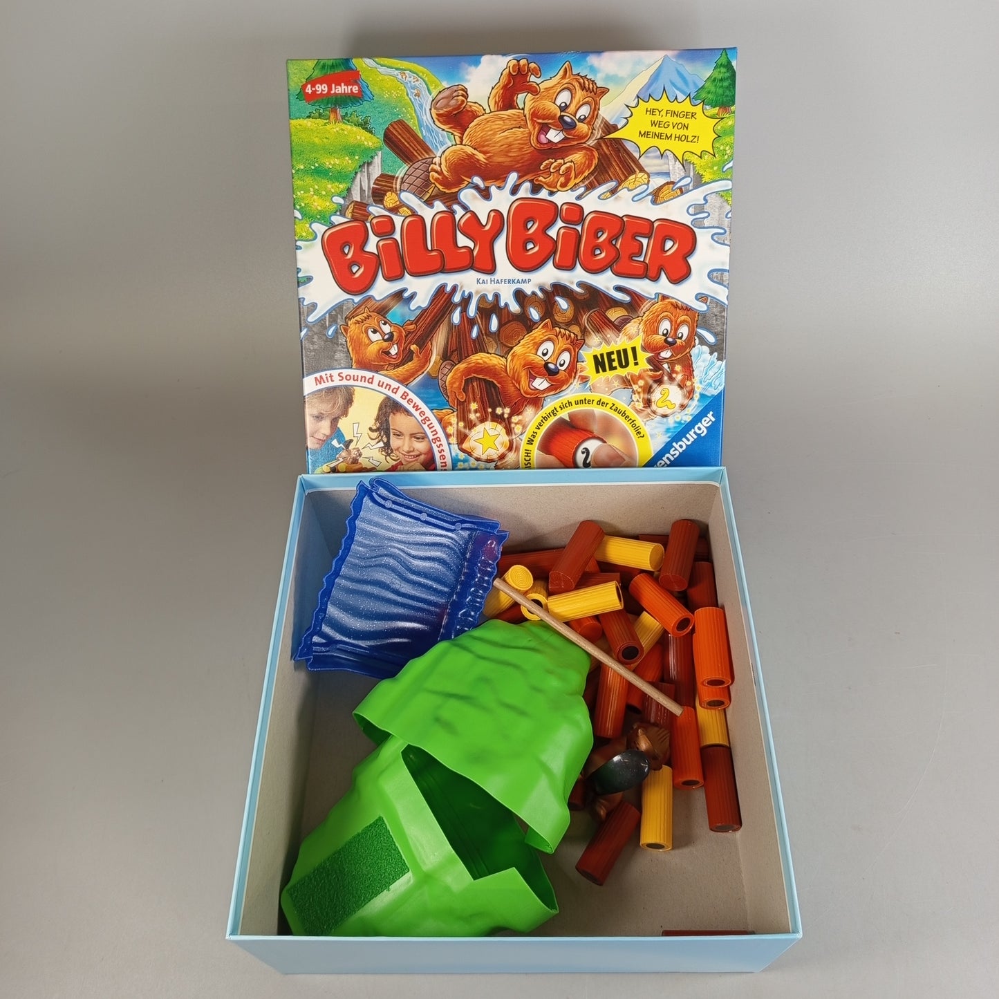 Ravensburger Brettspiel – Billy Biber Geschicklichkeitsspiel für Kinder