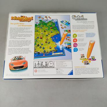 Ravensburger In Deutschland unterwegs 05215 Brettspiel, gebraucht, ab 6 Jahre