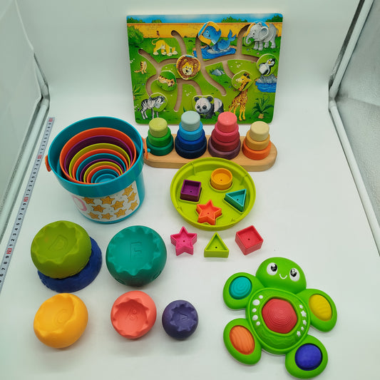 Bundle Stapelturm & Formensortierer Sensorik Spielzeug