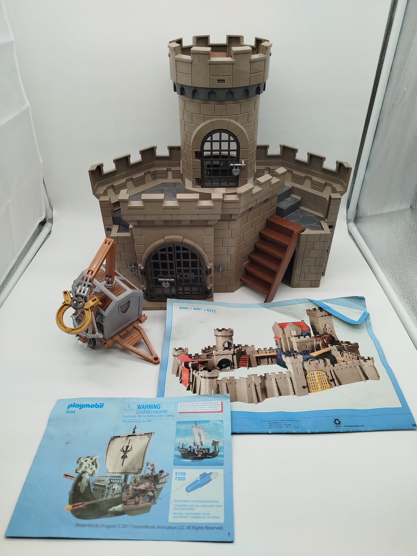 Playmobil Set – Burg, Drachen-Schiff, Wiltopia Nachtlicht