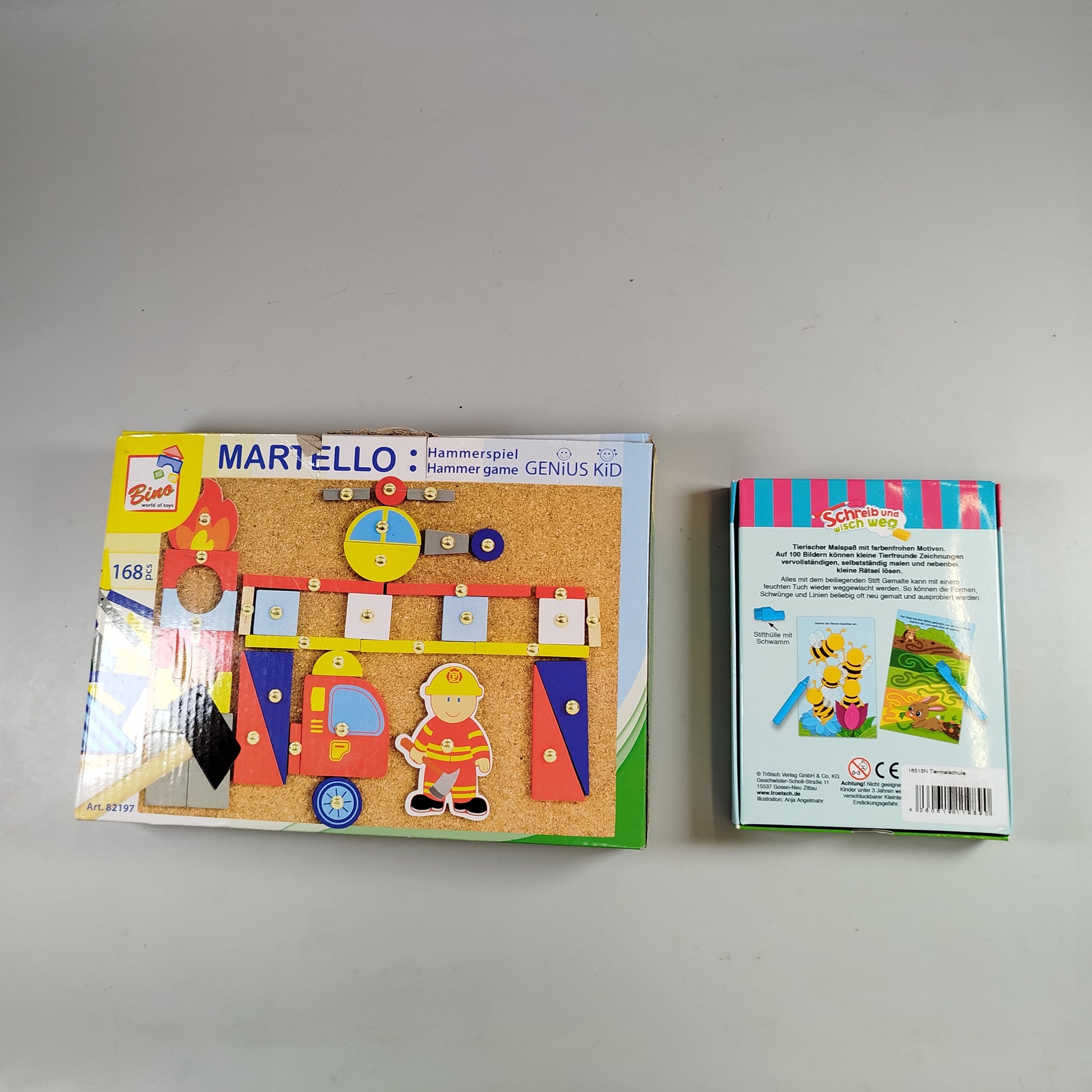 Kreativ&Lernspaß-Set – Martello Hammerspiel & Tiermalschule
