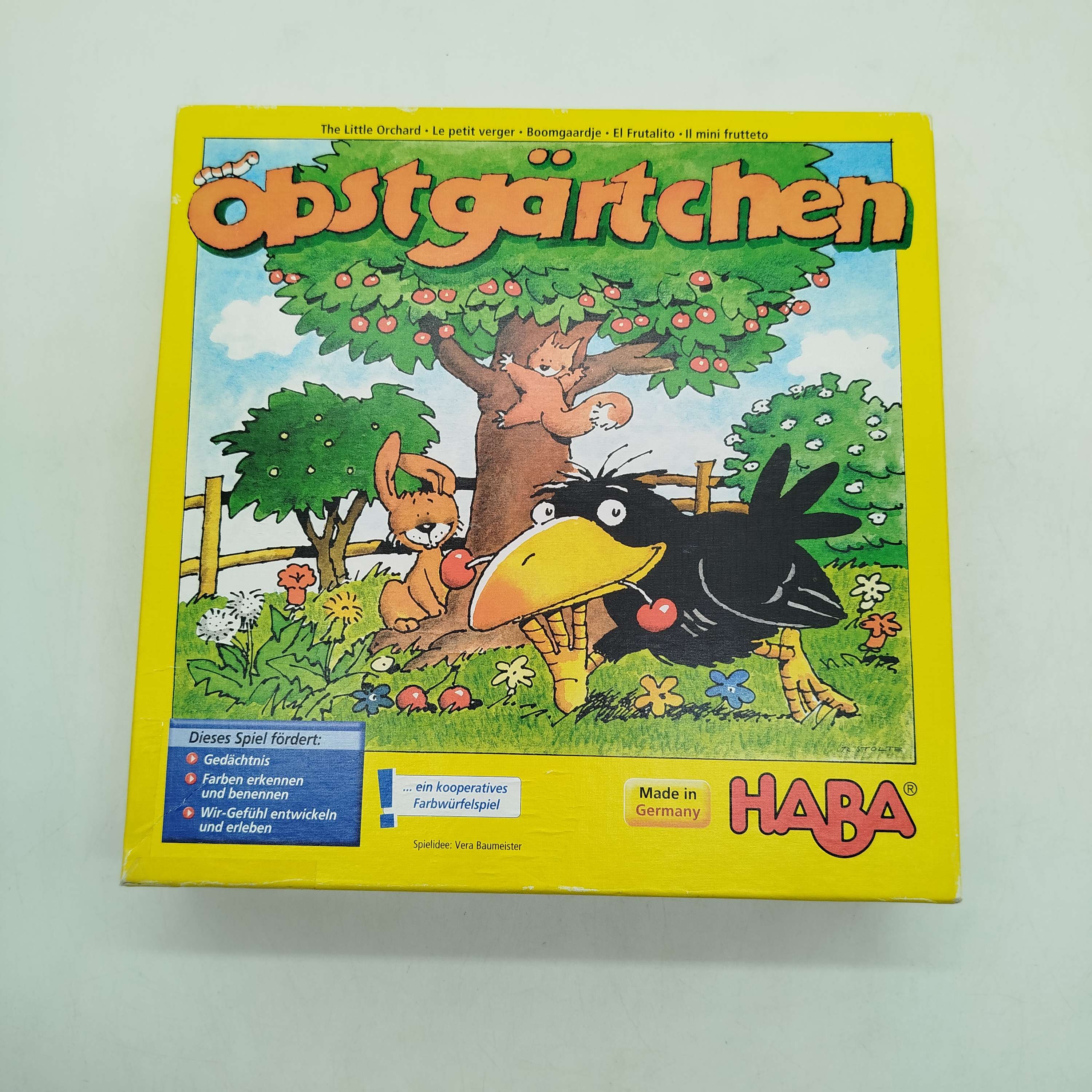 HABA Obstgärtchen 4460 Brettspiel 🧩✨, gebraucht, ab 3 4 5 Jahre | ✅ geprüft