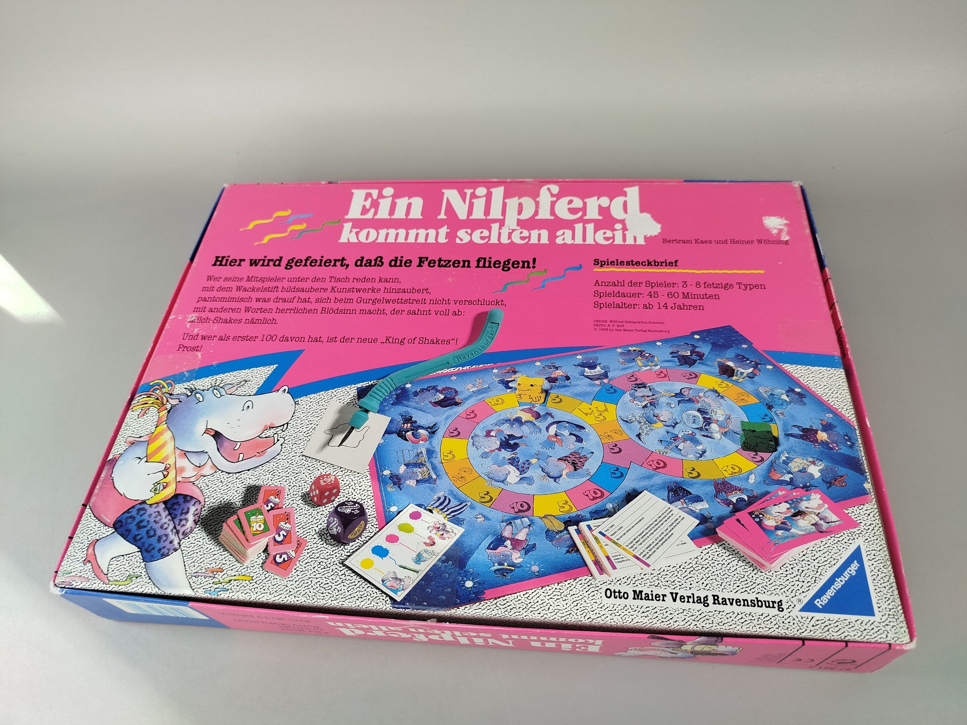 Ravensburger Brettspiel – Ein Nilpferd kommt selten allein, OVP