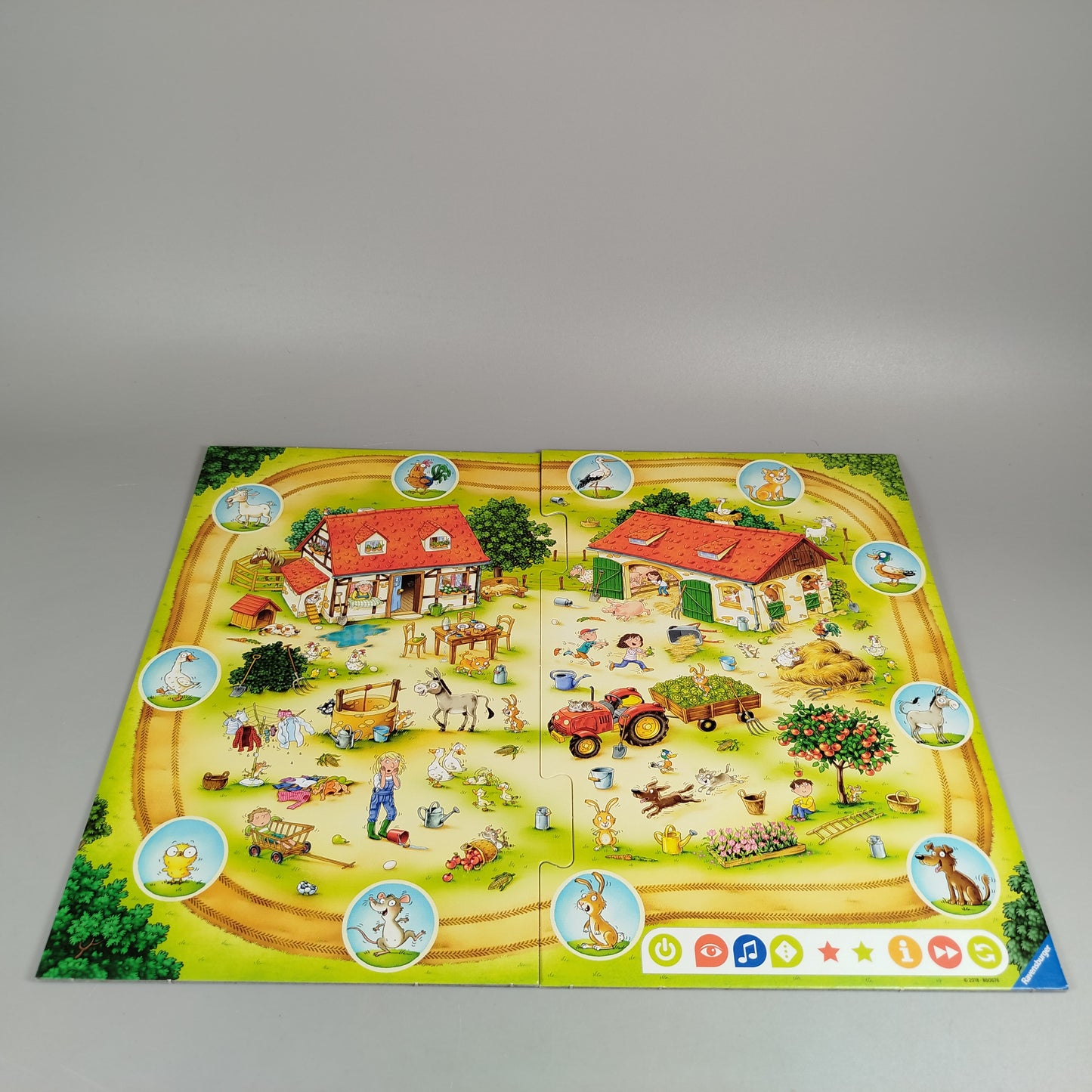 Ravensburger Tiptoi Lernspiel-Brettspiel-Set von 2 Spielen, wie neu