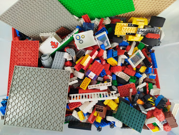 Konvolut ca. 4 kg – Lego & Lego kompatible Bausteine, sehr guter Zustand