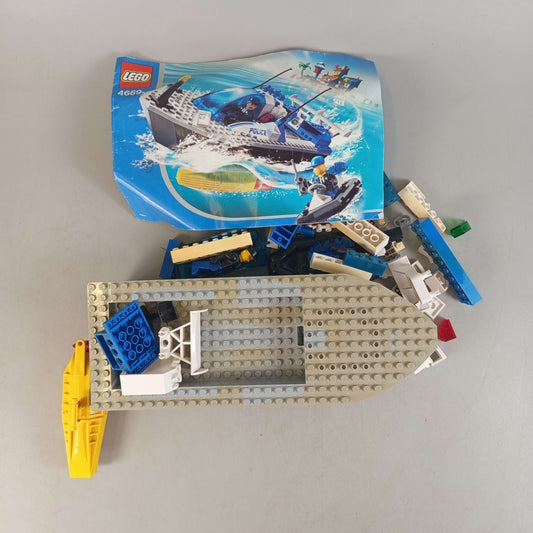 LEGO Polizei-Schnellboot 4669 Bauset, gebraucht, ab 6 Jahre | geprüft