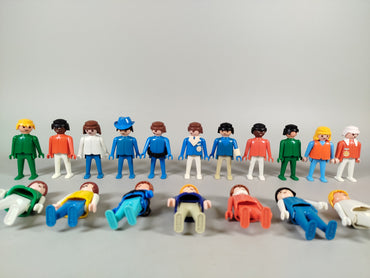 Playmobil Figuren Set von 18 – Klassiker 1974, guter Zustand