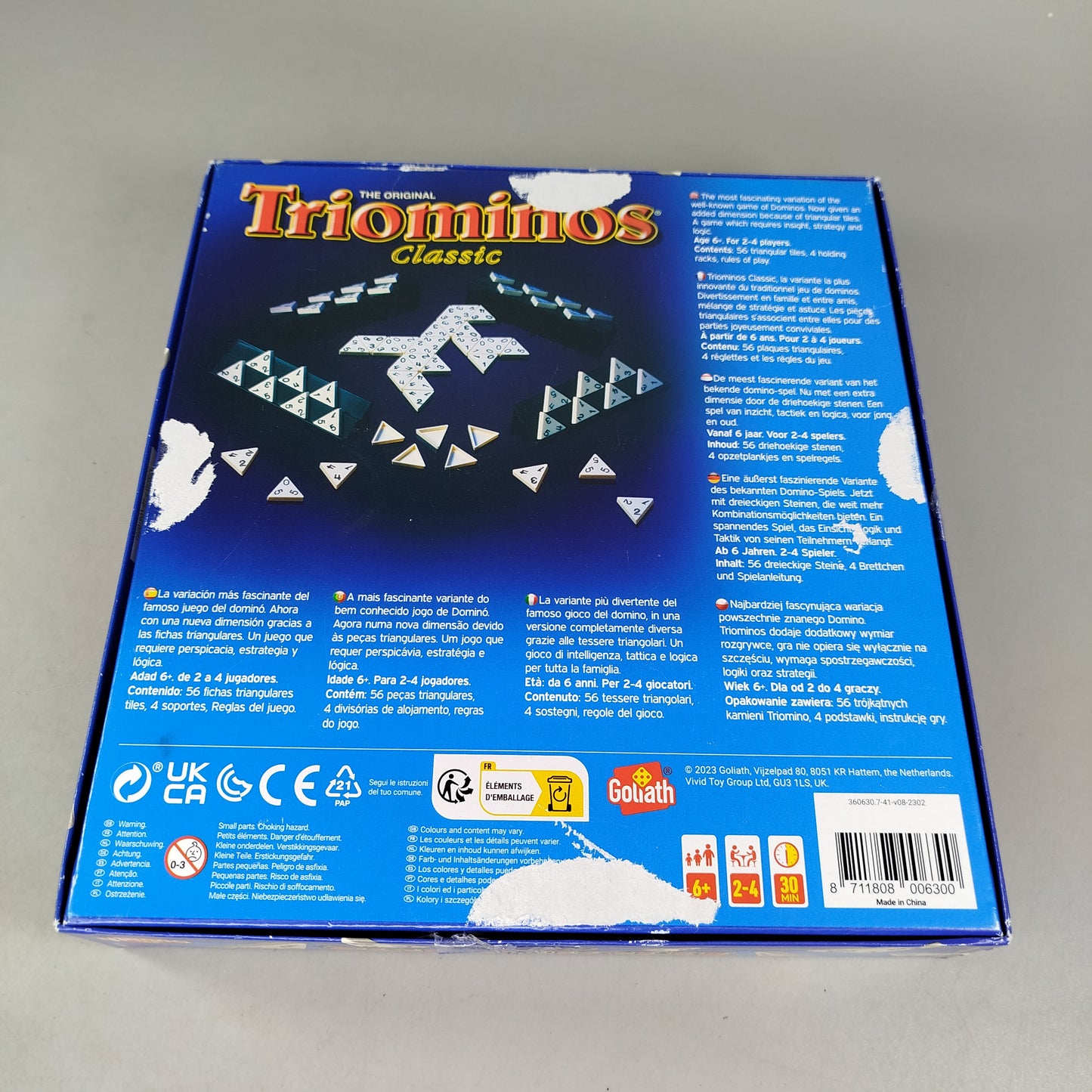 Goliath Triominos Classic Brettspiel, gebraucht, ab 6 7 8 Jahre | ✅ geprüft