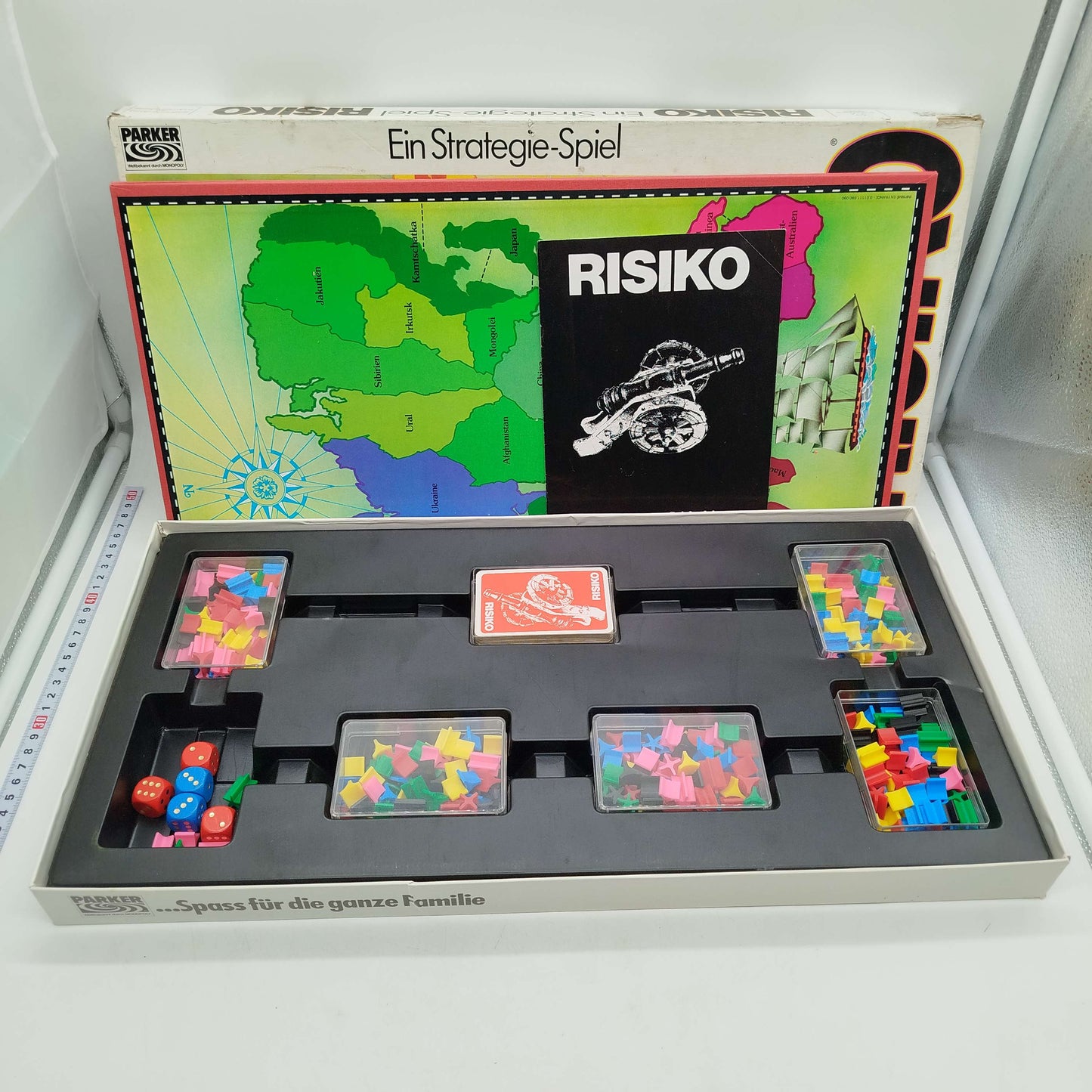 Parker Risiko 🤔🔍 Brettspiel, gebraucht, ab 10 11 12 Jahre | ✅ geprüft