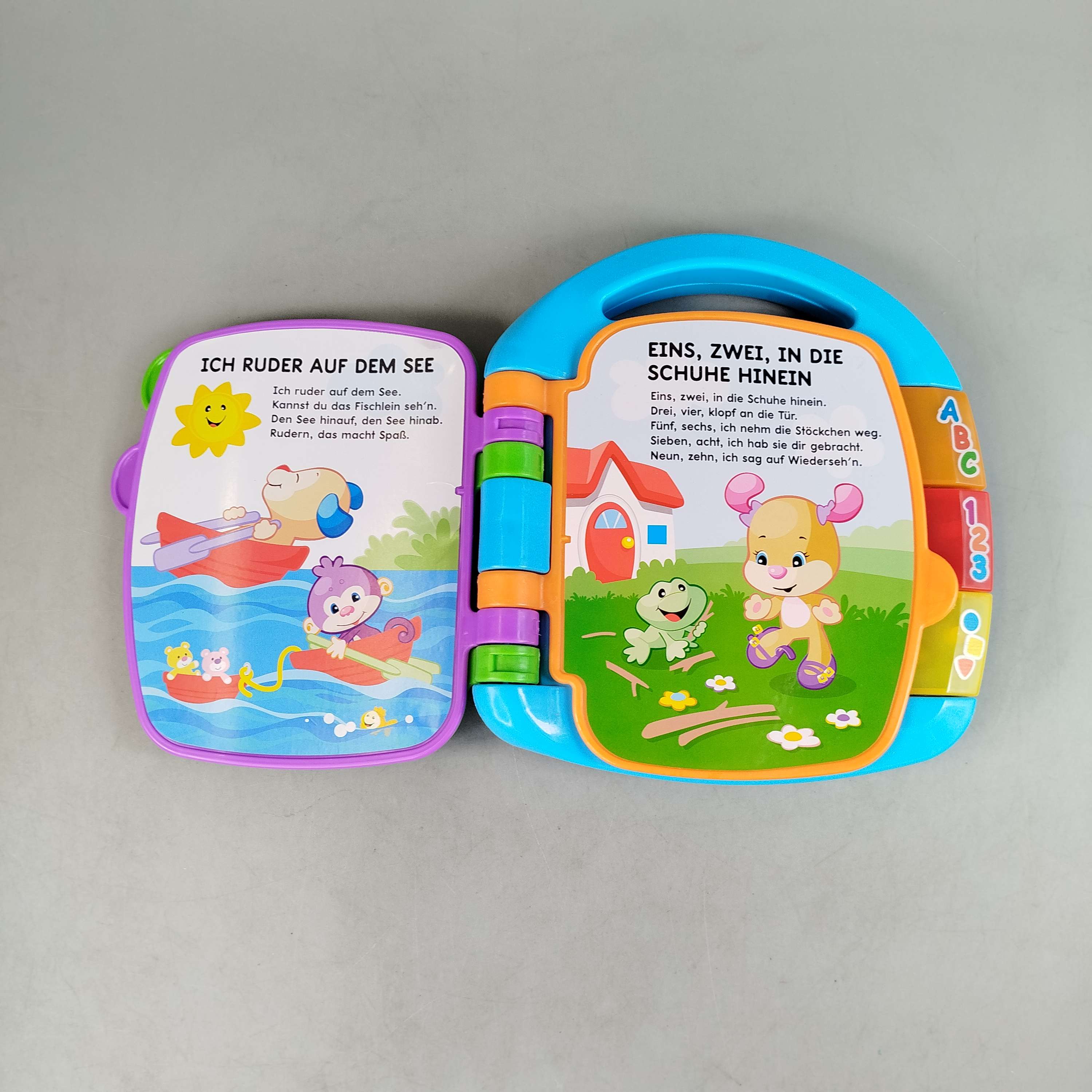 Fisher-Price Lernspaß Liederbuch CDH40, gebraucht, ab 1 2 3 Jahre | ✅ geprüft