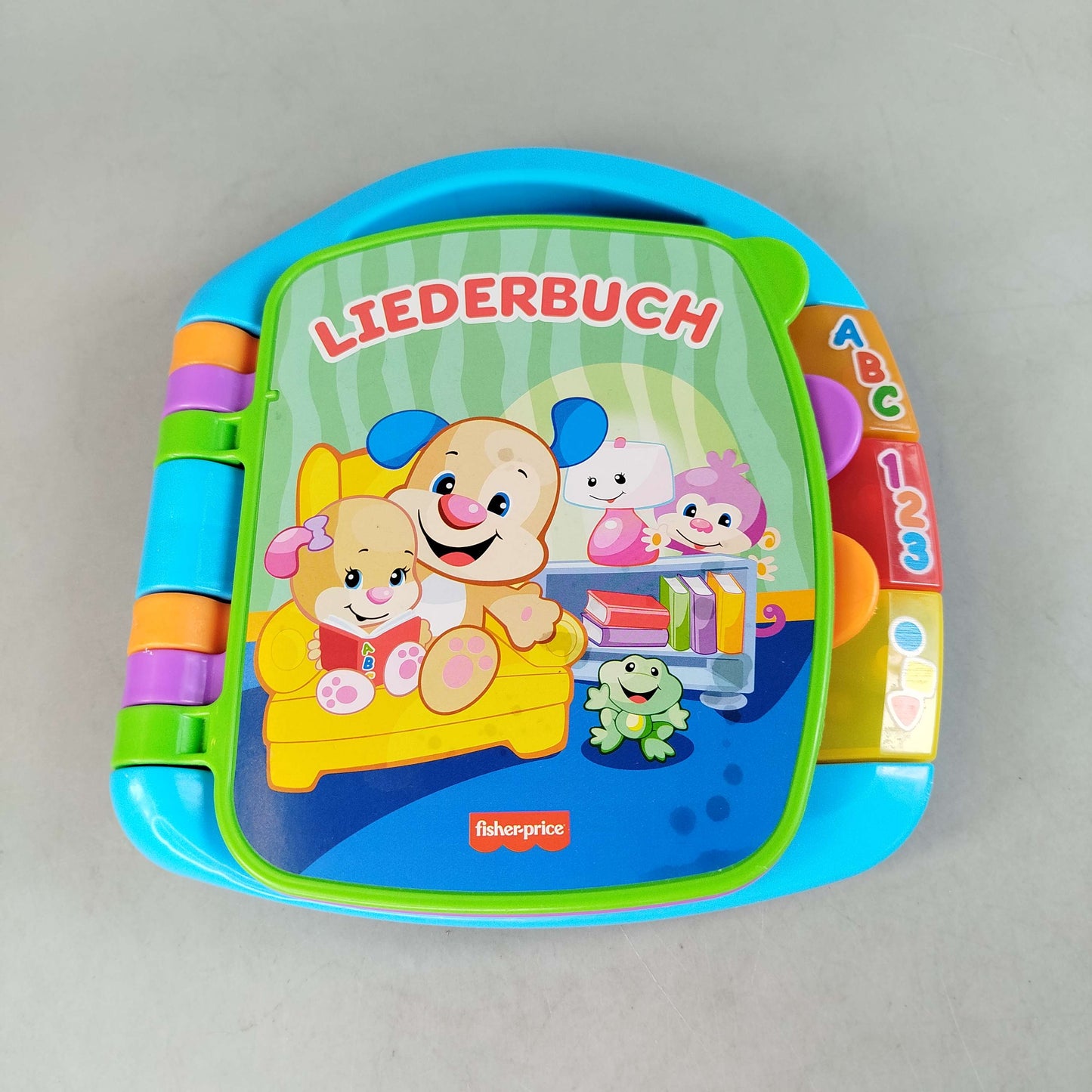 Fisher-Price Lernspaß Liederbuch CDH40, gebraucht, ab 1 2 3 Jahre | ✅ geprüft