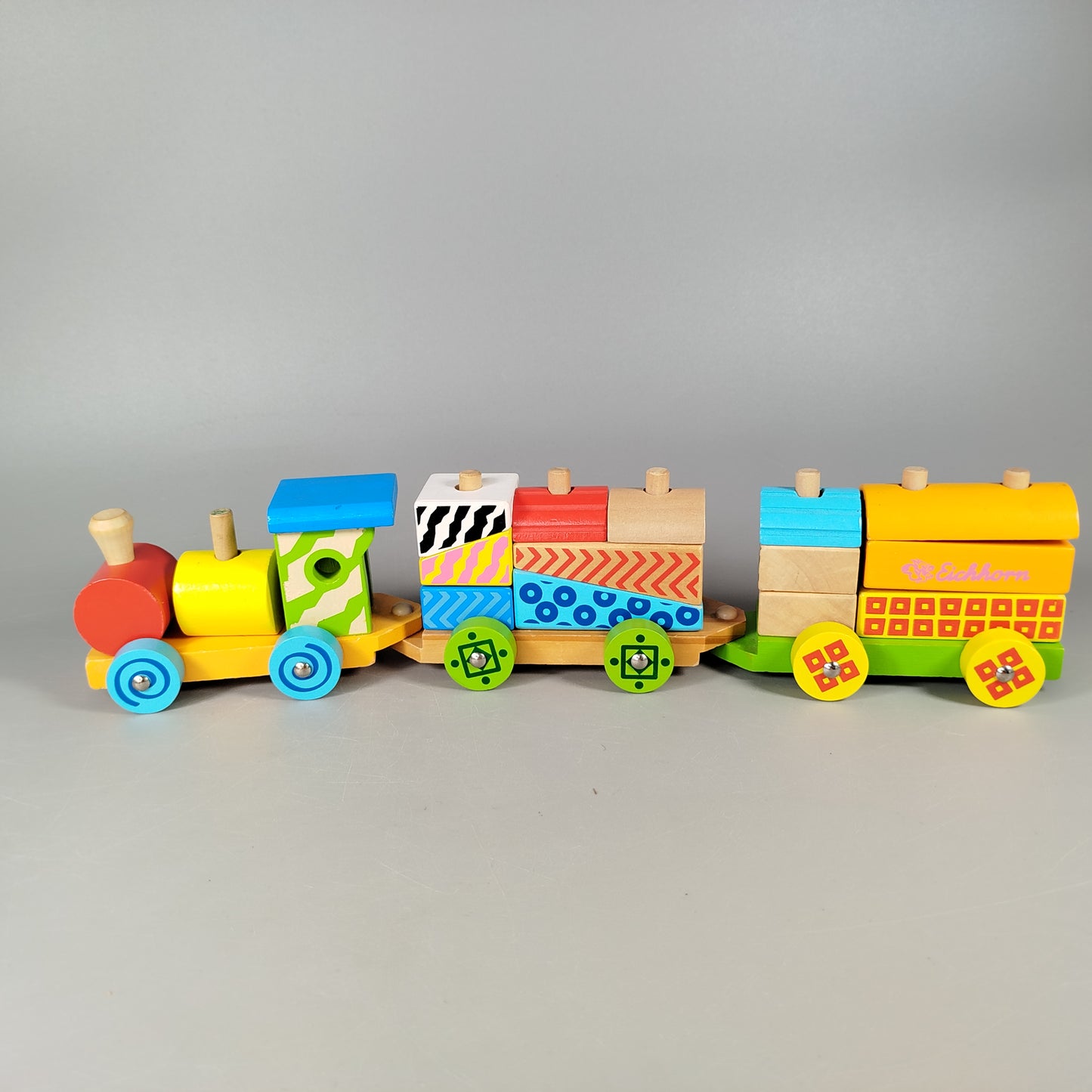 Goryeo Baby Holzspielzeug-Set – Zug & Karottenpuzzle